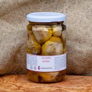 mortadella di cinghiale al tartufo carciofini sottolio