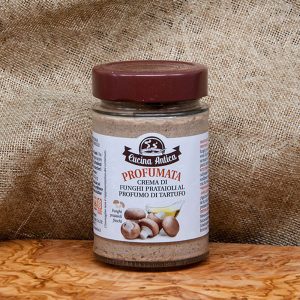 capocollo pecorino salsa di funghi e tartufo salsa
